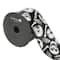 2.5" x 20ft. Black & White Wired Skeleton Head Ribbon by Celebrate It® Halloween